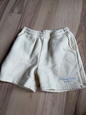 Parke Cream SweatShorts with Elastic Waist